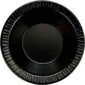 BOWL, FOAM 5-6 OZ BLACK LAMINATED