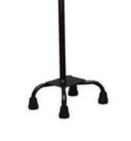 Quad Cane Foot Assembly Base with Bottom Attachment (for 3/4" Cane) only, Does Not Include Complete Cane (Large 7" x 13")