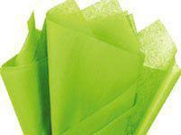 100 Pack Lime Green Premium Colored 20 inches x 30 inches Tissue Paper, Glossy_Matte Flat