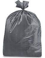 USA-Made Colorful Trash Bags (10, GRAY 40 GALLONS)