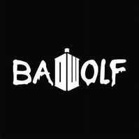 Chase Grace Studio Bad Wolf Tardis Dr Who Inspired Vinyl Decal Sticker|White|Cars Trucks Vans SUV Laptops Wall Art|7.5" X 3"|CGS790