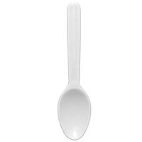 Daxwell Plastic Taster Spoons, Light Weight Polypropylene (PP), White, 3.25", A10000471 (3,000; 6 Bags of 500)