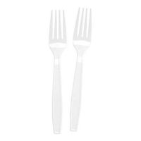 Plasticfork White 50Ct