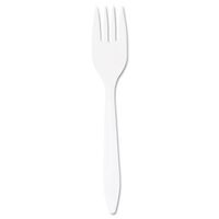 Dartamp;reg; - Style Setter Mediumweight Plastic Forks, White, 1000/Carton - Sold As 1 Carton - Made of Unbreakable Polypropylene.