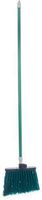 Carlisle 4108309 Sparta Duo-Sweep Unflagged Angle Broom with Fiberglass Handle, 54" Length, Green (Pack of 12)