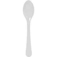 Elegant Clear Plastic Spoons - Clear Spoons - 50 Count
