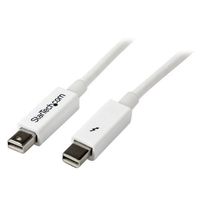 StarTech.com 1m Male to Male Thunderbolt Cable for Apple iMac and MacBook Pro, White (TBOLTMM1MW) Color: White Size: 1 m