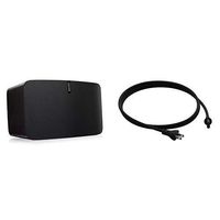 Sonos Play:5 - Ultimate Wireless Smart Speaker for Streaming Music. Works with Alexa and Long Power Cable for Play:5, Beam and Amp (Black)