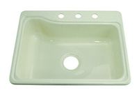 Lippert Components 209407 Better Bath White 25 x 19 Single Sink by Lippert Components