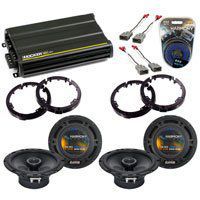 Compatible with Honda Civic 2001-2005 Factory Speaker Replacement Harmony (2) R65 & CXA300.4 Amp (Renewed)