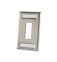 Ortronics TracJack 2-Port Stainless Steel Faceplate OR-403STJ12