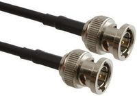 AMPHENOL CONNEX 115101-06-06.00 COAXIAL CABLE ASSY, BELDEN 8218, 6IN, BLACK (1 piece)