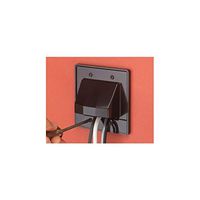 Arlington Industries CER2BL 2 GANG ENTRANCE PLATE W/REMOVA