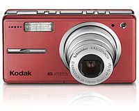 Kodak EasyShare V603 Zoom Digital Camera w/ 6.1 Megapixel Resolution, 3x Optical Zoom, Panorama Stitching & 2.5-inch LCD Display (RED Color)