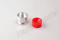 1PCS TOC Roto Terminator Metal Aluminum Large Starter Cone with Rubber Cap for 20-80CC Gas Airplane Starter