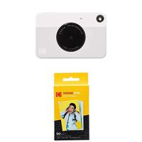 Kodak PRINTOMATIC Digital Instant Print Camera (Grey) with Kodak 2ʺx3ʺ Premium Zink Photo Paper (50 Sheets)