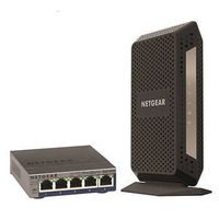 Netgear CM1000 Cable Modem & 5Port Gigabit Switch Bundle
