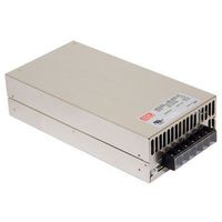 Mean Well SE-600-15 Enclosed Switching AC-to-DC Power Supply, Single Output, 15V, 0-40A, 600W, 2.5" H x 5.0" W x 9.7" L
