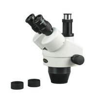 7X-45X Trinocular Zoom Stereo Microscope Simul-Focal Head