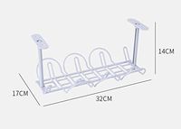 Under Desk Cable Management Tray Cable Organizer for Wire Management. plastical Wire Cable Tray for Office and Home