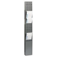 MMF270R1TCRGY - MMF Steel Time Card Rack with Fixed 4-1/2amp;quot; x 5amp;quot; Pockets
