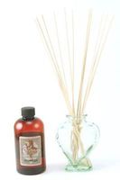 Courtney's Candles Heart 6 Ounce Reed Diffuser Sandalwood Bergamot