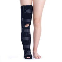 HSRG Knee Immobilizer Brace - Secure Comfort Knee Splint Stabilizer for Recovery, Knee Fractures, Instability, ACL, MCL, Meniscus Tear,M