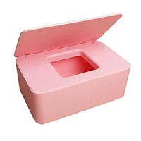 xlpace Dustproof Tissue Storage Box Case Wet Wipes Dispenser Holder with Lid for Home Office Desk Car