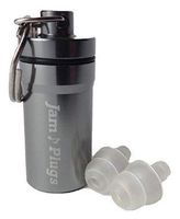 JamPlugs: Transparent Reusable Silicone High Fidelity Ear Plugs for Concerts, Music and Musicians (2 Pairs)