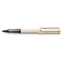 Lamy Unisex Lx Anodised Aluminium Rollerball Pen - Palladium Beige