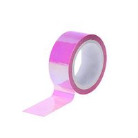 RUZYY Rhythmic Gymnaics Decoration Holographic RG Prismatic Glitter Tape Hoops Stick - Purple