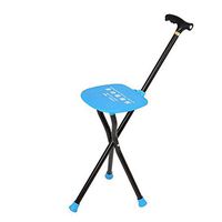 RES&DZ Walking Cane Seat Folding Walking Stick Tripod Viewer Seat