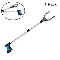 Foldable Reacher Grabber, Golden^Li 32 inch Flexible & Lightweight Trash Picker for Elderly Disabled Reaching Assist Tool (Set 6)