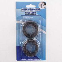 Lint Trap Metal Mesh 2 Pack with Cable Ties Clamp, Case of 24
