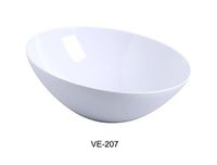 Yanco VE-207 Venice Collection 7.5" Sheer Salad Bowl 22 oz, Melamine, White Color (Pack of 48)