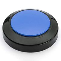 Talking Clock for Visually impaired, Blind, Elderly. Large and high Contrast (Blue)