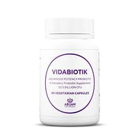VIDABIOTIK Probiotics 50 Billion CFU for Women and Men - 9-Strain Probiotic + Prebiotic - Digestive Immune Urinary Vaginal and Skin Health - Non-Dairy - Non-GMO - Cleanse and Weight Loss Support