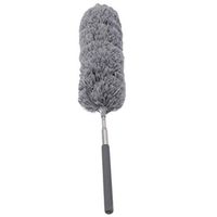 DONGMING Microfiber Feather Dusters for Cleaning Extendable Reusable Dusting Cleaning Car Blinds Cobweb,Gray