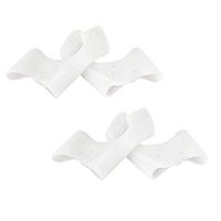 Exceart 2 Pairs Thumb Valgus Corrector Bunion Corrector Toe Separators Gel Pad Bunion Sleeve Orthopedic Foot Protectors Hallux Valgus Bunion