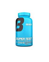 Super Test by Beast Sports Nutrition - Professional Strength, Natural Testosterone Booster Supplement with Nitric Oxide Support for Maximum Muscle Mass, Stamina, Strength, and Recovery, 180 Capsules