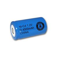 D Size Rechargeable Battery 4500mAh NiCd 1.2V Flat Top Cell FAST USA SHIP