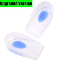 Heel Cups Gel Heel Cushion Shoe Insert Pad - Relieve Plantar Fasciitis, Heel Bone Spur, Achilles Tendonitis, Shock Absorbing Supported for Men and Women (A Class-S (Women: 4-6))