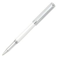 Sheaffer Intensity, White Barrel Engraved Spiral Cap, Chrome Plate Trim, Rollerball (E1924051)