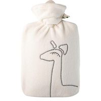 YUN Water Injection Hot Water Bottle, Cute Warm Water Bag, Explosion-Proof, No Smell, Long-Lasting, Warm Belly (Color : White)