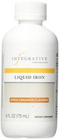 Integrative Therapeutics - Liquid Iron (Non Heme) - with Vitamin B12 and Folic Acid - Apple Cinnamon Flavor - 6 fl oz