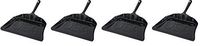 Carlisle 3623603 Flo-Pac Steel Metal Dustpan, 12" Length, Black (Fоur Расk)