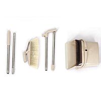 FairOnly Household Rotary Windproof Broom Dustpan Suit Comb Shape Dustpan Two-Section Pole Set