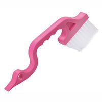 DICPOLIA Home Supplies Hand Held Window Door Track Groove Corner Gap Cleaning Brushs Air Conditioning Shutter Cleaning Brushes (Pink)