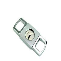 Metal Stainless Steel Cigar Cutters Double Blade Metal Cutter,C