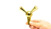 Hookah Hose Adaptor Splitter 1 to 2 Connector Shisha Joint Auto-Seal Smoking Accessories (Gold)